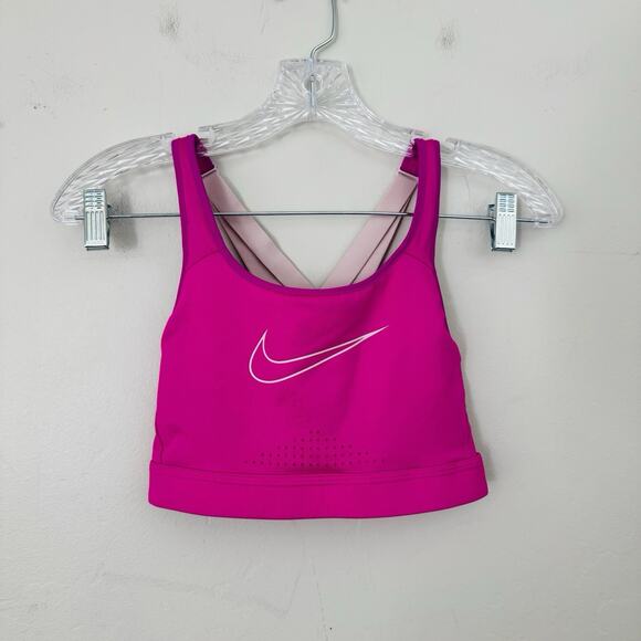 Nike Pink Racerback Sports Bra Women’s Size S - Picture 1 of 4
